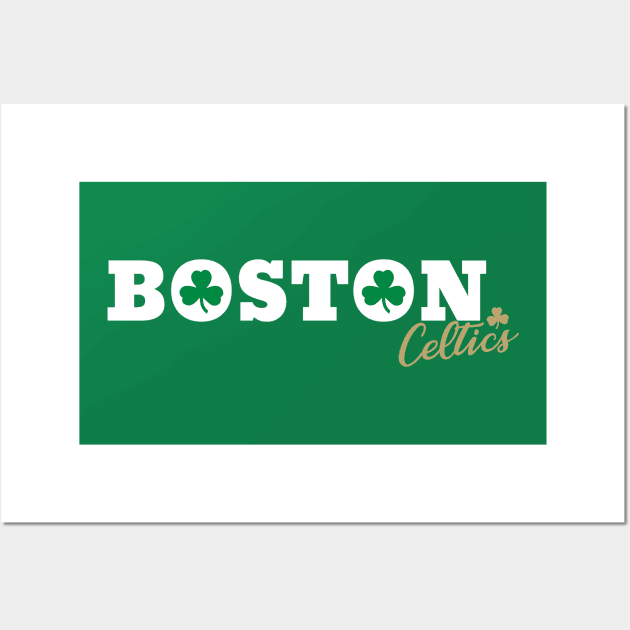 BOSTON | CELTICS | BASKETBALL Wall Art by theDK9